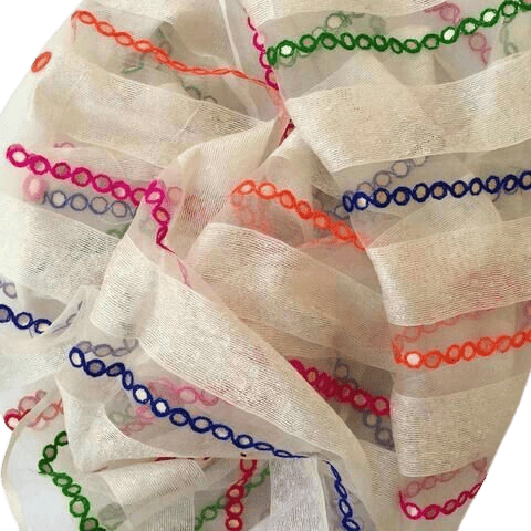 Elegant Turquoise Embroidered Kurti – Mehlish Fashion Brand | Minimal Stitch Detailing with White Trousers